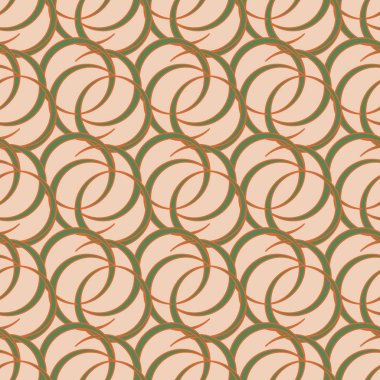 vektör çizim arka planı için daireler ile seamless modeli   