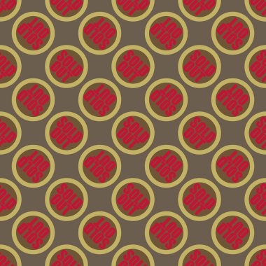 Dikişsiz desen, vektör çizim sattı