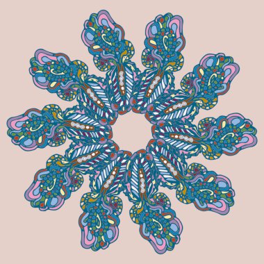 Stil zentangle yeni simetrik mandala doodle ile sanat esin kaynağı oldu. Duvar kağıdı, desen dolgularını, web sayfaları, yüzey dokuları için dekoratif nesne-ebilmek var olmak kullanılmış.