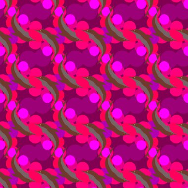 soyut geometrik renkli Dikişsiz desen arka plan için vektör çizim