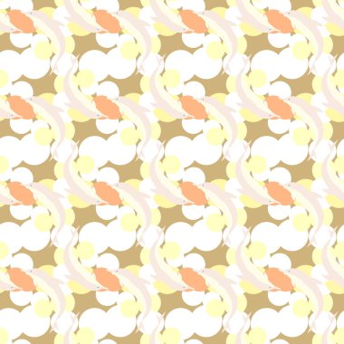 soyut geometrik renkli Dikişsiz desen arka plan için vektör çizim