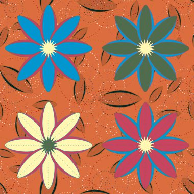 vektör çizim arka planı için seamless modeli   