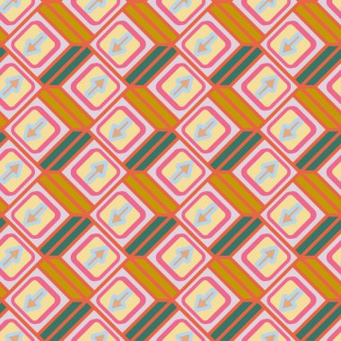 Kot düğmeleri Dikişsiz desen vektör çizim ile 