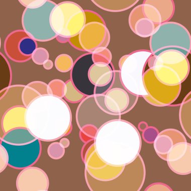 Daireler ile sorunsuz arka plan