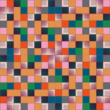 küpleri ve kareler vektör çizimi