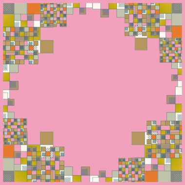 küpleri ve kareler vektör çizimi