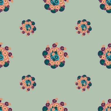 soyut geometrik renkli Dikişsiz desen arka plan için vektör çizim