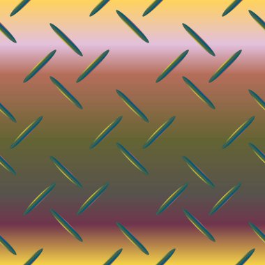 Oluklu demir, paslanmaz çelik arka plan, vektör çizim 