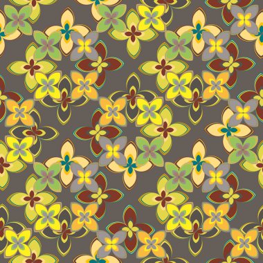  soyut çiçek geometrik Dikişsiz desen arka planı için