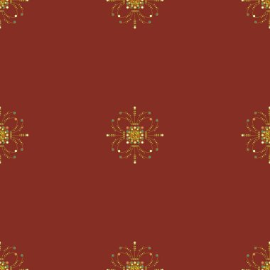 Vintage seamless modeli, vektör çizim 