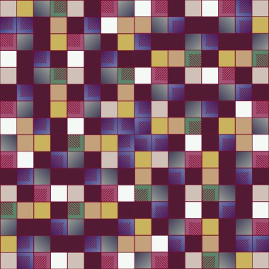 küpleri ve kareler vektör çizimi