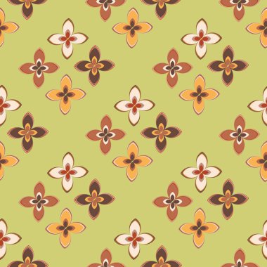  soyut çiçek geometrik Dikişsiz desen arka planı için