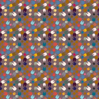 Çok renkli diş parlak Dikişsiz desen arka planı için.