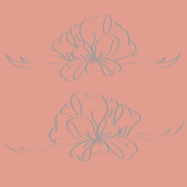 Yay ve şerit vektör karikatür çizimi