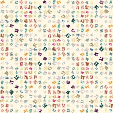 soyut geometrik renkli Dikişsiz desen arka plan için vektör çizim