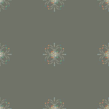 Vintage seamless modeli, vektör çizim 