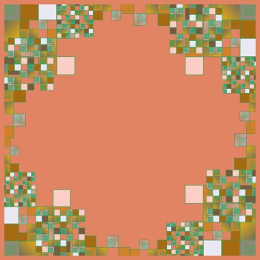 küpleri ve kareler vektör çizimi