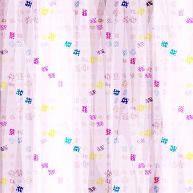 soyut geometrik renkli Dikişsiz desen arka plan için vektör çizim