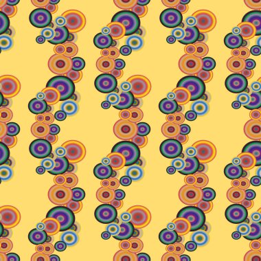 soyut geometrik renkli Dikişsiz desen arka plan için vektör çizim