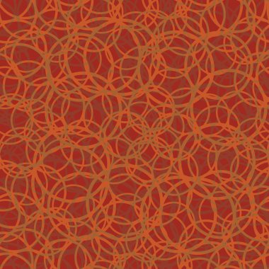 vektör çizim arka planı için daireler ile seamless modeli   