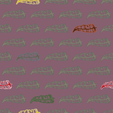 Memphis tarzı zemin ağaç yaprakları 