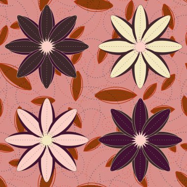 vektör çizim arka planı için seamless modeli   