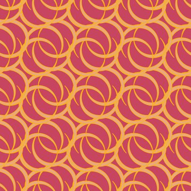 vektör çizim arka planı için daireler ile seamless modeli   