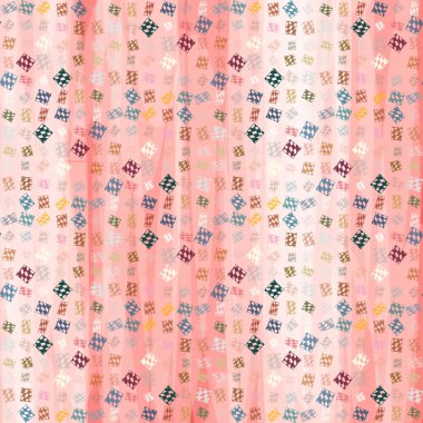 soyut geometrik renkli Dikişsiz desen arka plan için vektör çizim