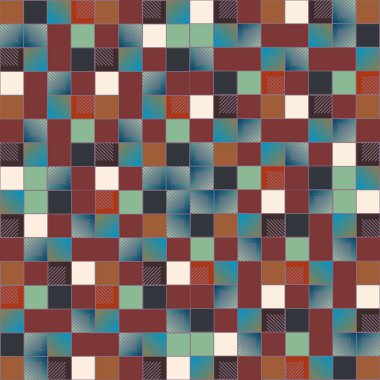 küpleri ve kareler vektör çizimi