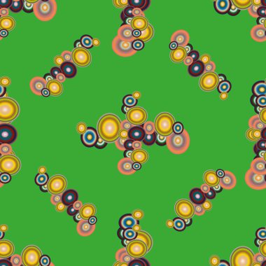 soyut geometrik renkli Dikişsiz desen arka plan için vektör çizim