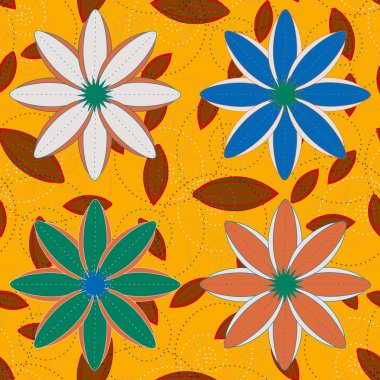 vektör çizim arka planı için seamless modeli   