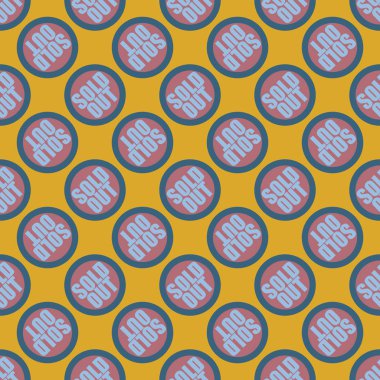 Dikişsiz desen, vektör çizim sattı