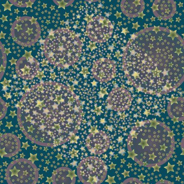 soyut geometrik renkli seamless modeli yıldız ile. Vektör çizim 