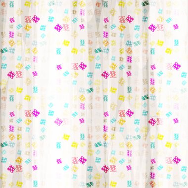 soyut geometrik renkli Dikişsiz desen arka plan için vektör çizim