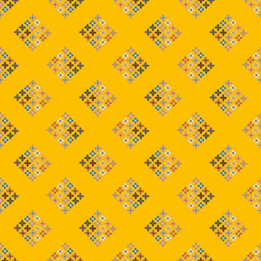  soyut çiçek geometrik Dikişsiz desen arka planı için