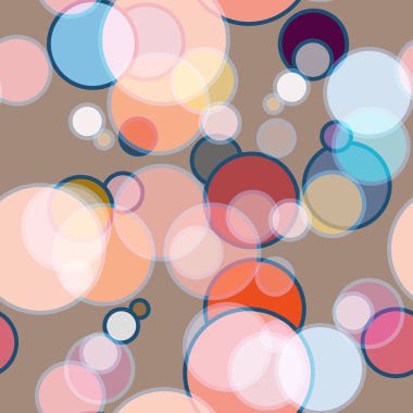 Daireler ile sorunsuz arka plan