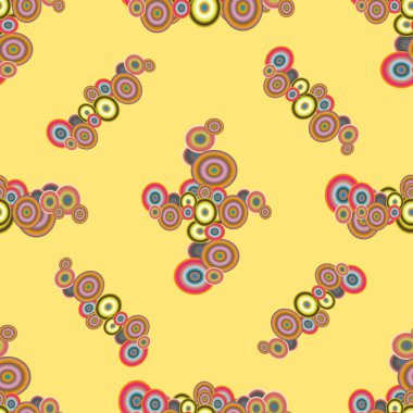 soyut geometrik renkli Dikişsiz desen arka plan için vektör çizim