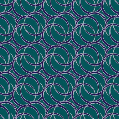 vektör çizim arka planı için daireler ile seamless modeli   