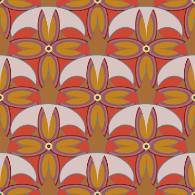 Sorunsuz çiçek desenli arka plan.