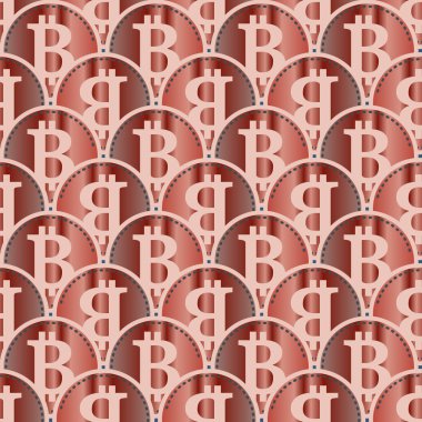 bitcoins parlak parlak pahalı sikkeleri ile Seamless modeli 