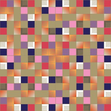 küpleri ve kareler vektör çizimi