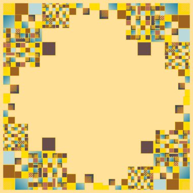 küpleri ve kareler vektör çizimi