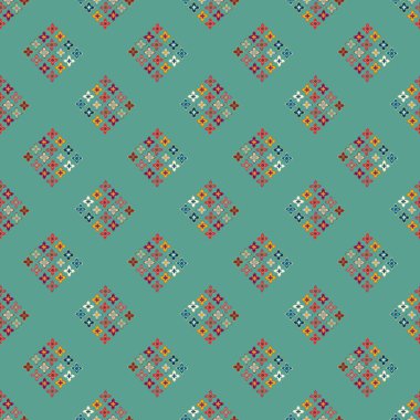  soyut çiçek geometrik Dikişsiz desen arka planı için