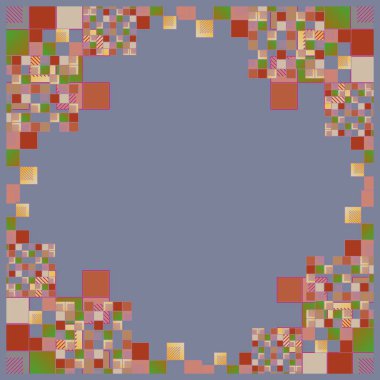 küpleri ve kareler vektör çizimi