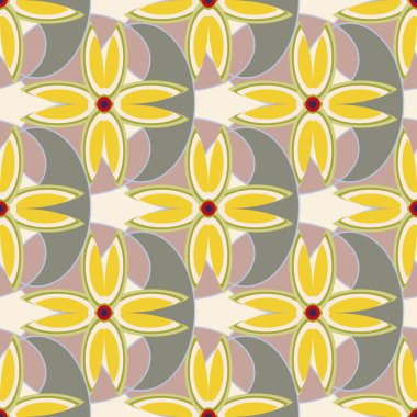 Sorunsuz çiçek desenli arka plan.