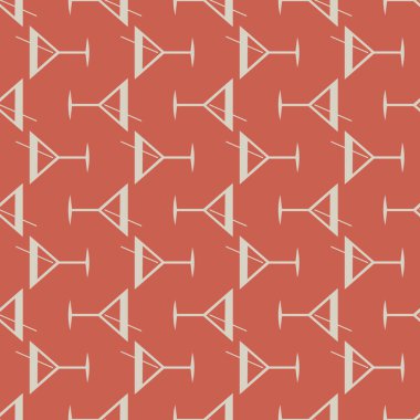 Tropik kokteyller desen, renkli kesintisiz vektör çizim