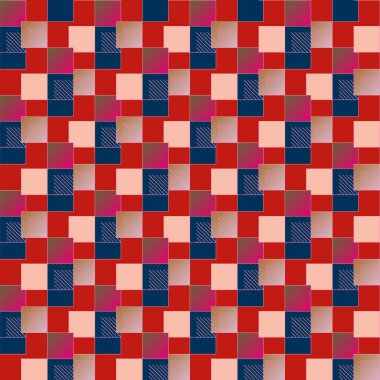 küpleri ve kareler vektör çizimi