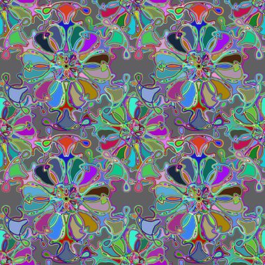 Soyut kaleydoskop renkli Dikişsiz desen arka planı için. 