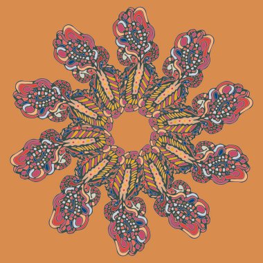 Stil zentangle yeni simetrik mandala doodle ile sanat esin kaynağı oldu. Duvar kağıdı, desen dolgularını, web sayfaları, yüzey dokuları için dekoratif nesne-ebilmek var olmak kullanılmış.