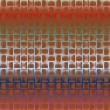 Oluklu demir, paslanmaz çelik arka plan, vektör çizim 